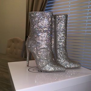 Winona Crystal Booties - Steve Madden